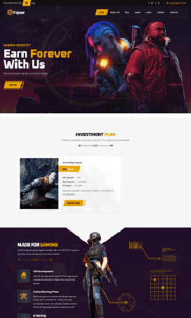 gold coders hyip template